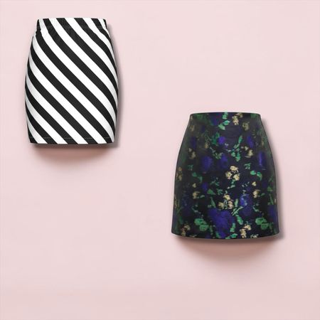 MIDI and mini skirts