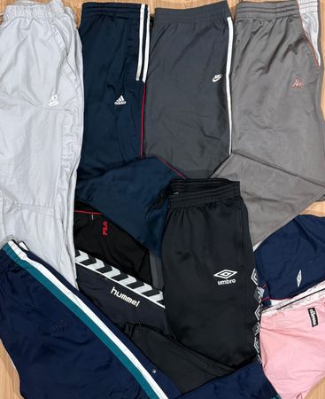 Mix branded trackpants and sweatpants