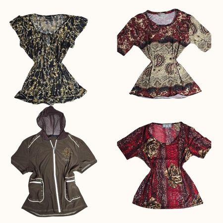 Y2K Smoke Show Print Tops - ST-026