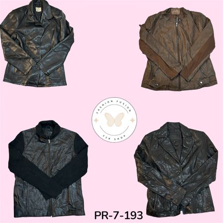 Classic Black Leather Jacket – Premium Quality Outerwear (PR-7-193)