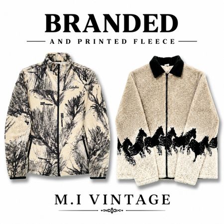 Branded And printed fleece