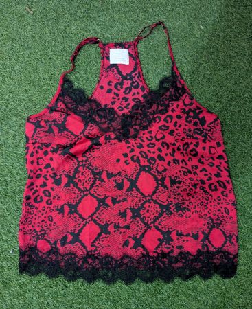 MA11 Y2K Animal Print Slip Cami | Satin Look