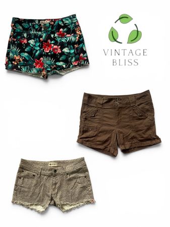 Y2K Cotton & Cargo Shorts Bundle | 13 Pcs (VB 06)