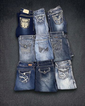 Y2k Bootcut/Embellished Vintage Jeans #0026