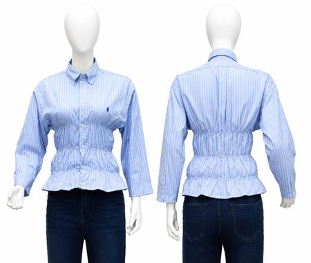 CR1906 UPCYCLED SMOCKED SHIRT