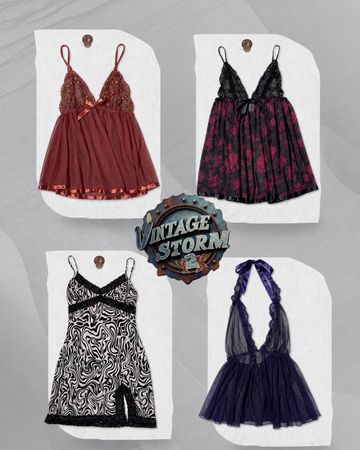 Y2K Grunge Cami Tops