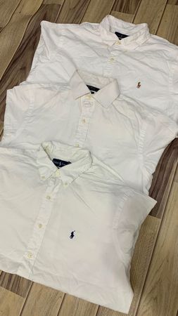 Polo Ralph Lauren White Button-Up Shirt | Classic Oxford | Long Sleeve | Men’s Vintage