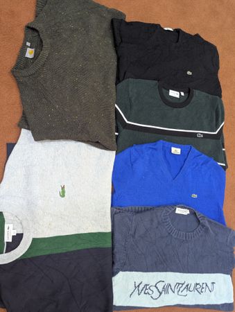 Lacoste Carhartt Yves saint Laurent sweater