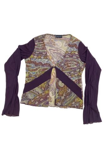 Y2K full sleeve blouse