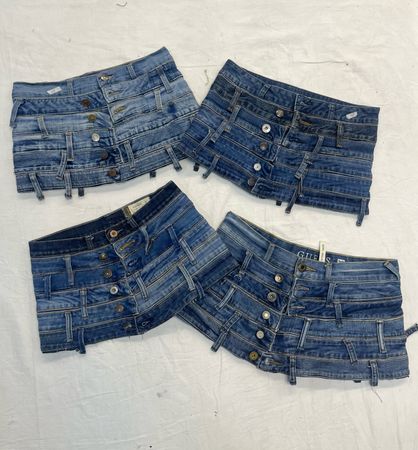 Upcycle Levi’s Belted Mini Skirt (DV -07)