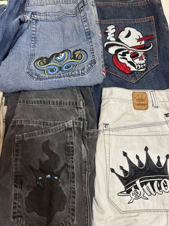 Jnco evisu ed hardy bundle