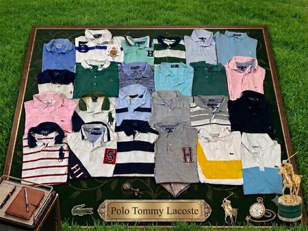 Camiseta mix Ralph Lauren Tommy Hilfiger Lacoste