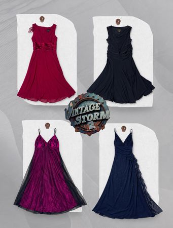 Y2K Romantic Poly Dress