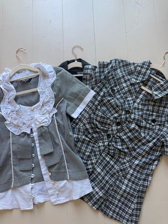 Damen Y2K Vintage-Blusen