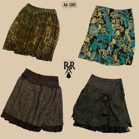 Y2k Earthy Tone Skirts (AA-1201)