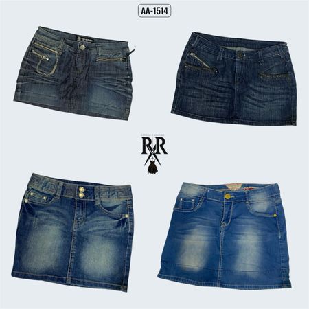Y2k IT Denim Mini Röcke (AA-1202)