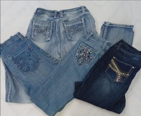 Y2k Embroided Jeans(0001)