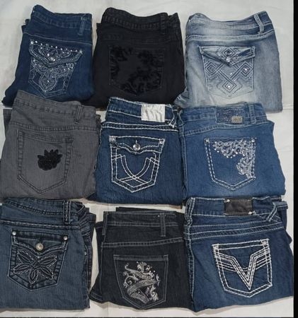 Y2k Embroided Jeans(0008)