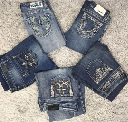 Y2k Embroided Jeans(0009)
