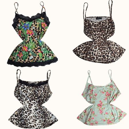 Y2K Night Prowl Cami Tops - ST-032
