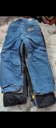 EVISU FUBU TOMMY KARL KANI SOUTH POLE AND OTHER BRAND HIP-HOP JEANS