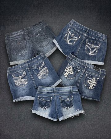 Y2k Denim Vintage Shorts Bundle #0055