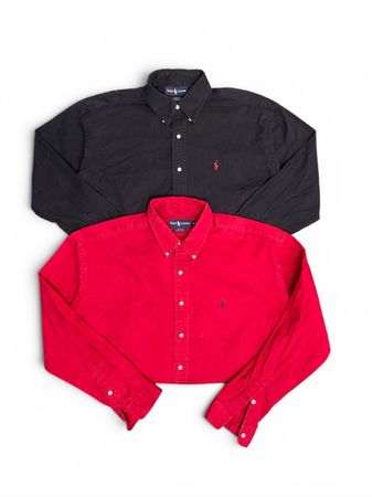 Upcycled Ralph Lauren Cropped Shirts Bundle