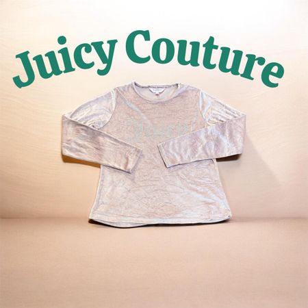 e Juicy Couture Sweatshirt | Y2K Aesthetic | Oversized Crewneck