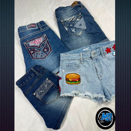Shorts en denim mini Y2k