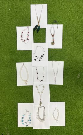 Vintage  style Delicate Beaded Necklaces Bundle | Pearl, Crystal & Pendant Fashion Jewelry