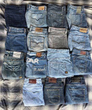 Diesel G star pants 15 pieces