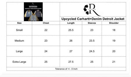Upcycled Carharrt +Denim Detroit Jackets
