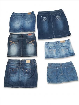 Oversize denim skirt (VM-107)
