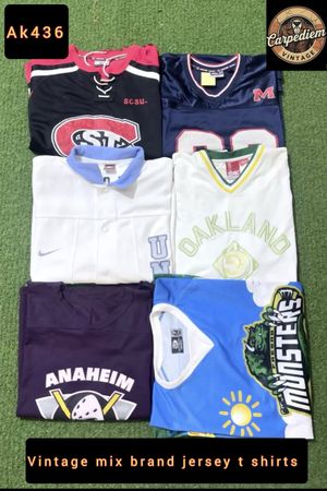 Vintage mix brand jersey t shirts ak436