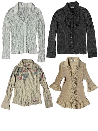 90s Rom-Com It-Girl Button Ups: TT-312