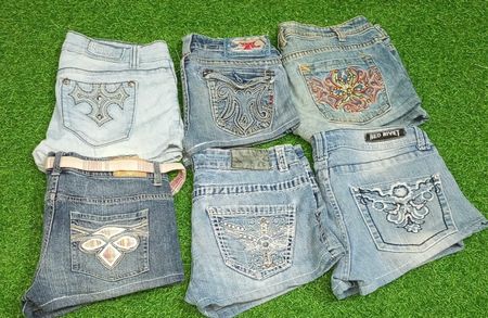 VIGOSS AND OTHER MIX BRANDS MINI SHORTS (C 249)