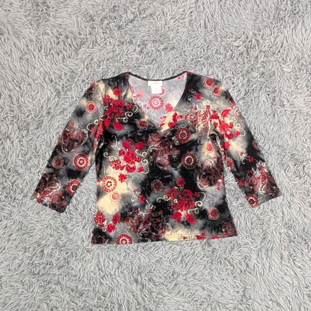 ***Y2K Boho Long Sleeve Blouses