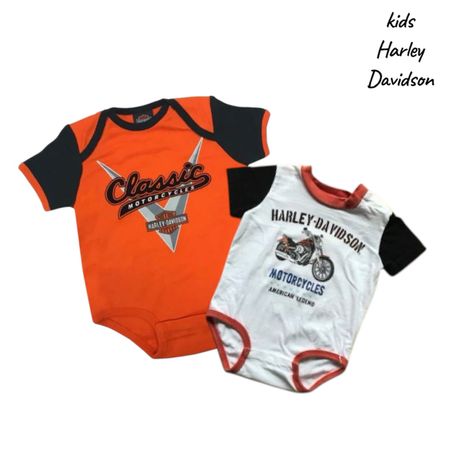 Kids Harley Davidson Baby Rompers Snapsuits (DV -07-211)