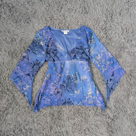 ***Y2K Sheer Lace Blouses Mixed
