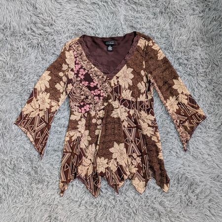 ***Y2K Floral Lace Blouses Bundle