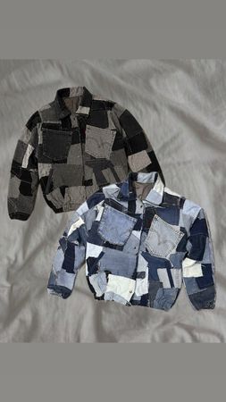 Upcycled Levi’s Multi Patch Denim Jackets