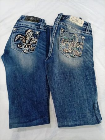 CR10214 Vintage Miss Me Flare and Straight Jeans