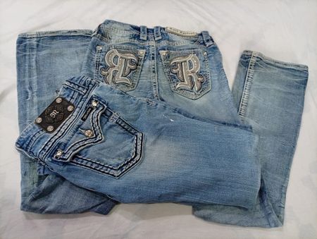 CR10215 Vintage Miss Me Flare and Straight Jeans