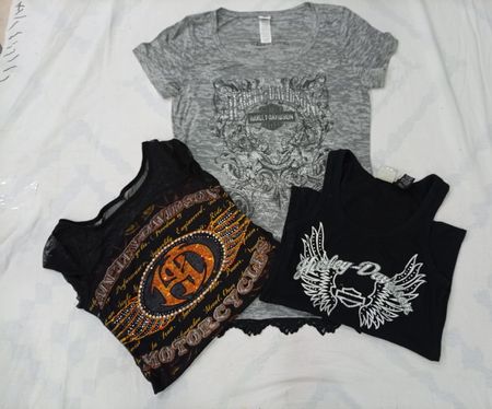 CR10242 Vintage Harley Baby Tees