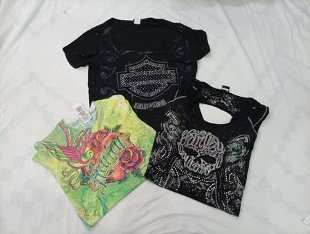 CR10243 Vintage Harley Baby Tees