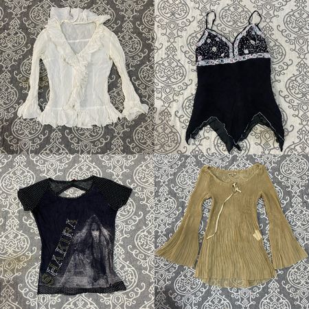 Y2K mix tops