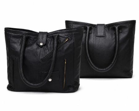 CR1919 UPCYCLED LEATHER TOTE BAG