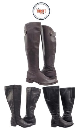 Y2K Vintage Leather Boots 🥾 T2850
