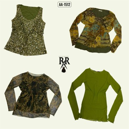Y2K Nature Vibe Langarmoberteile (AA-1512)