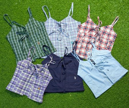 6703 - Ralph Lauren, US Polo Cami Top Upcycled